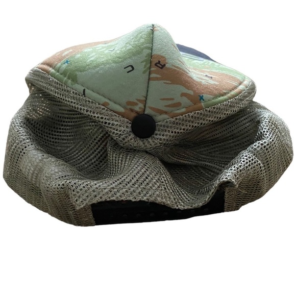 RVCA Green Trucker Hat  Snapback Cap Adjustable - Picture 3 of 6